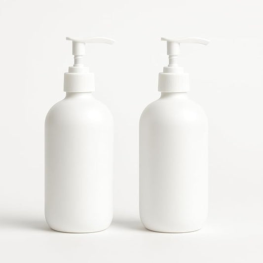 NilocG Aquatics Aquarium Dosing Bottles, 500ml (2x White 500ml Bottles with 1ml Pump)