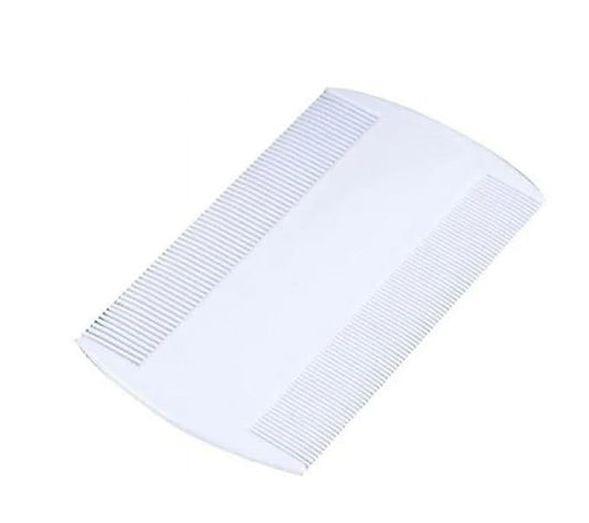 White Double Sided Double-Sided Detection Removes Head Nit Fine Tooth Head Lice Hair Combs Dog Combs For Kids Pet dog Flea Plastic Hair Nit Combs