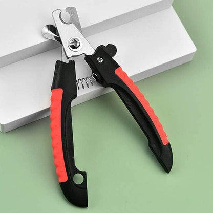 Dogs and Cats Nail Cutter Professional Painless Animal Paw Claw Nail Cutter Scissors Trimmer Cat Dog Pet Nail Clipper for Dogs Cats Pets Professional (red)