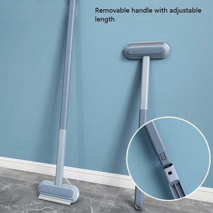 4 in 1 Window Screen Cleaning Brush, Multifunctional Pet Hair Removal Brush and Squeegee, Dog & Cat Hair Cleaner Brush and Hair Remover, EJ-2056