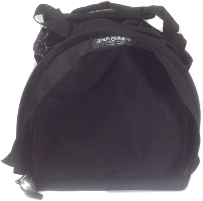 SturdiBag Medium Pet Travel Carrier: Flexible Height for Cat and Dog Soft Sided with Safety Clips and Seatbelt Straps| Black, 15" x 12" x 12" (PN: SB1.5-PRO-BL)