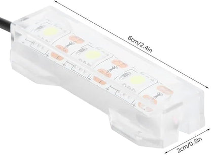 Blue Light Small Aquarium Led Light, Multicolor Led Fish Tank Light for Freshwater Plants Aquarium Accessories，Fish and Aquatic Pets, Pet Supplies