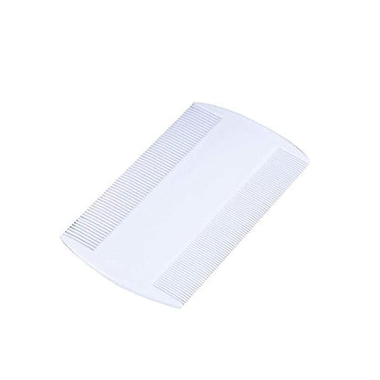 White Double Sided Double-Sided Detection Removes Head Nit Fine Tooth Head Lice Hair Combs Dog Combs For Kids Pet dog Flea Plastic Hair Nit Combs