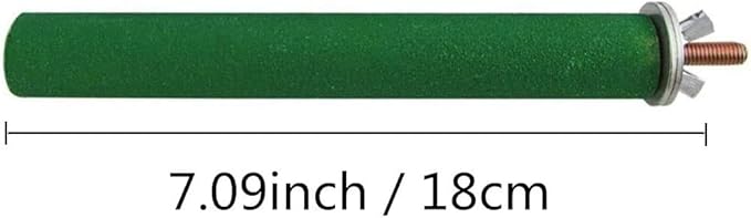 4 PCS Bird Perch Stand Toy Parrot Wooden Stand Platform Colorful Sand Paw Grinding Stick Trim Beak for Small Medium Parakeet Cockatiel Cockatoo Conure Lovebird Finch Cage Accessories