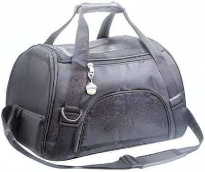 Cat Carrier,Soft-Sided Pet Travel Carrier for Cats,Dogs Puppy Comfort Portable Foldable Pet Bag Airline Approved (Small Black)