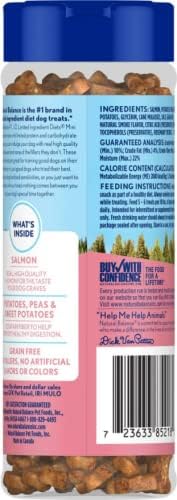 Natural Balance Limited Ingredient Diets Mini Rewards Soft and Chewy Dog Treats (Salmon, 3 Pack / 5.3-Ounces Each)