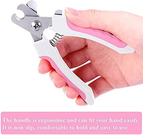YNR Dog Nail Clippers for Large, Medium and Small Breed Professional Pet Nail Clipper Suitable for Cats, Rabbits and Guinea Pigs With Safety Lock and Protective Guard to Avoid Over Cutting
