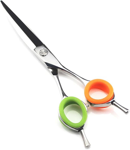 23pcs Soft Silicone Scissors Finger Rings Grips Inserts Shears Thumb Inserts Grooming Scissors Ring Finger Protector For Barber Dog Hair Cutting Scissor Accessories