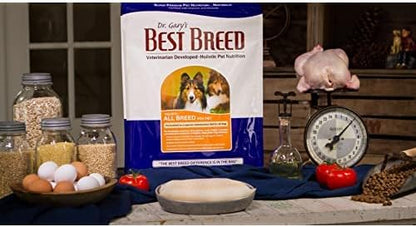 Best Breed Dr. Gary's All Breed Dog Diet Made in USA [Natural Dry Dog Food for All Breeds & Sizes] - 28lbs., Dark Brown, Medium