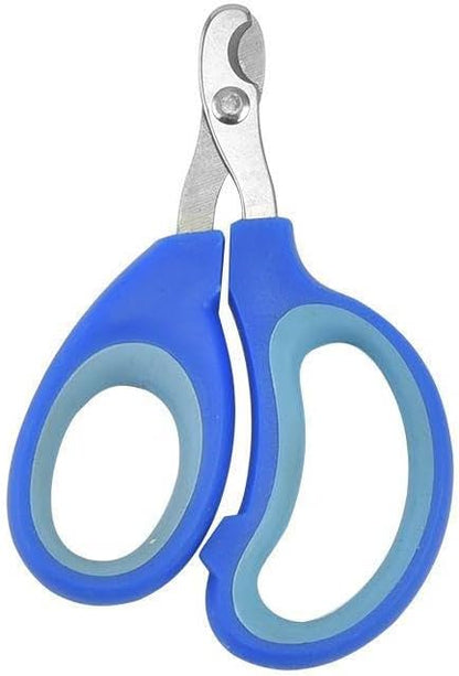 Dog Nail Trimmers and Cat Nail Clipper Set - Professional Dog Nail Clippers for Small Breeds, Heavy Duty Pet Trimmers, Safe Cat Claw Clippers, Ideal for Cats, Dogs, Puppies(Blue/Light Blue)