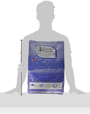 Canine Caviar - Wild Ocean: Herring & Teff Alkaline Dry Dog Food, Limited Ingredients, Gluten-Free, Based on Science & Research, Veterinary Alternative Diet (11 Pound Bag)