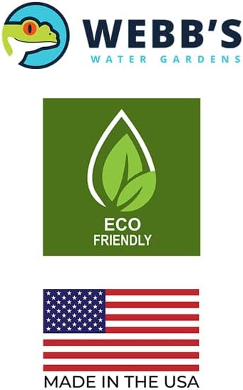 Webbs Water Gardens Water Conditioner Plus - Fish Safe, Heavy Metal Detoxifier and Dechlorinator for Freshwater and Marine Aquatics - 128 Fluid Ounces