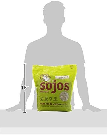 SOJOS Pre-Mix Natural Grain Free Dry Raw Freeze Dried Dog Food, 8-Pound Bag
