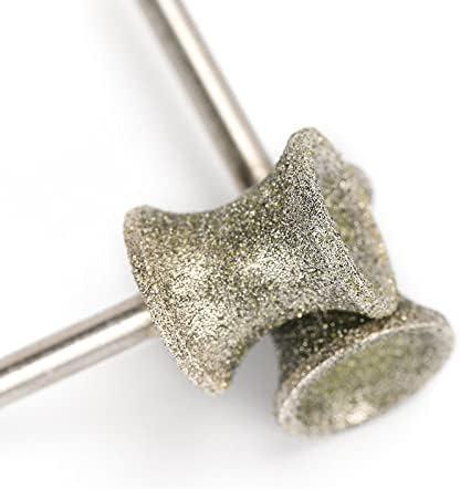 2 Pack Diamond Dog Nail Grinder Bits for Rotary Tool Fits Dremel and Many Others