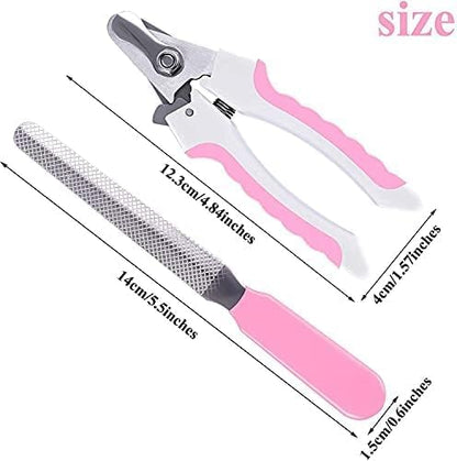 YNR Dog Nail Clippers for Large, Medium and Small Breed Professional Pet Nail Clipper Suitable for Cats, Rabbits and Guinea Pigs With Safety Lock and Protective Guard to Avoid Over Cutting