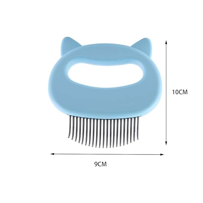 Leadigol Pet Combs, Cute Dog Cat Combs Hair Remover Brush Pet Grooming Tools Dog Massage Comb Brush Soft Deshedding Brush for Long and Short Hair Cat Dog Puppy Bunny