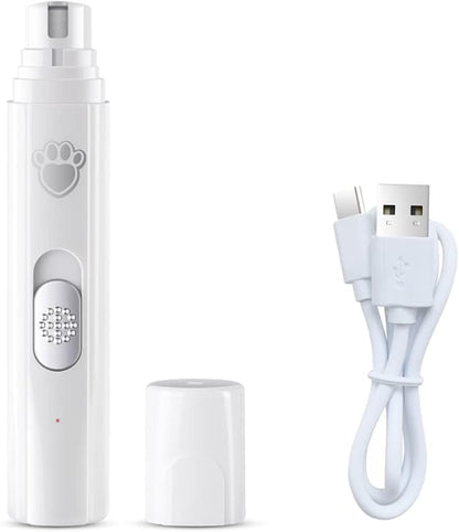 Professional Electric Dog Nail Grinder Pet Nail Grinder Trimmer is Applicable to Large, Medium and Small Dogs and Cats,Painless, Beautiful, Smooth and Rechargeable