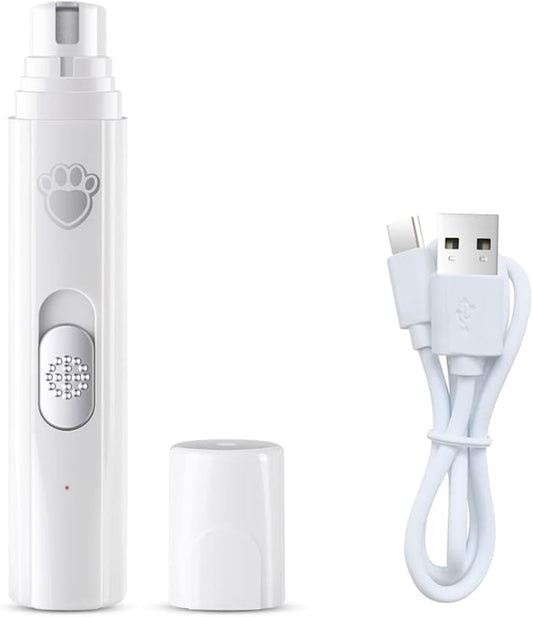 Professional Electric Dog Nail Grinder Pet Nail Grinder Trimmer is Applicable to Large, Medium and Small Dogs and Cats,Painless, Beautiful, Smooth and Rechargeable