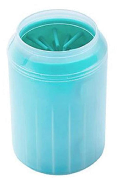 Dog Paw Handheld Cleaner Gentle Dirt and Mud Remover (Medium (Medium Breeds), Green)