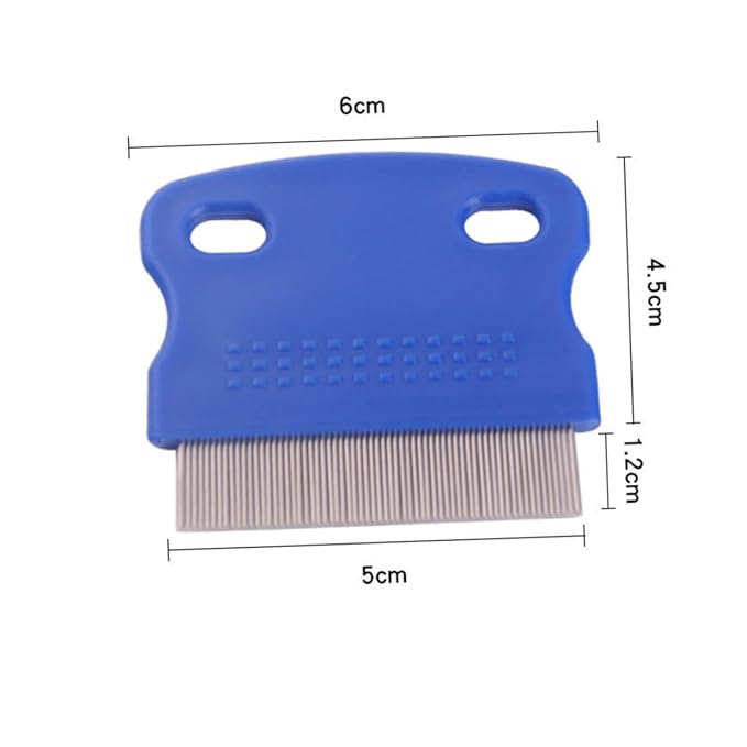 2Pcs Stainless Steel Pet Comb for Grooming and Cleaning and for Cats and Dogs Random Colors for Removing Mats and Tangles