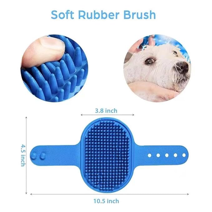 Dog Paw Cleaner for Large Dogs (with 3 Towels & Dog Bath Brush), Dog Paw Washer, Muddy Paw Cleaner, Pet Foot Cleaner
