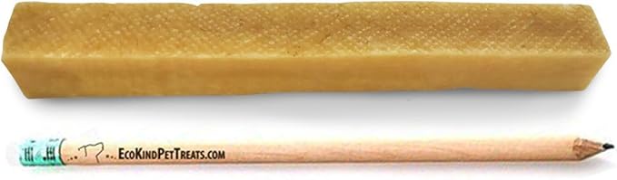 EcoKind Pet Treats Gold Himalayan Yak Cheese Dog Chew, Yak Dog Treats for Active Chewers, 100% Natural & Healthy Chew Sticks for Small & Large Dogs, Assorted Set of Big & Small Yak (1 Large Stick)