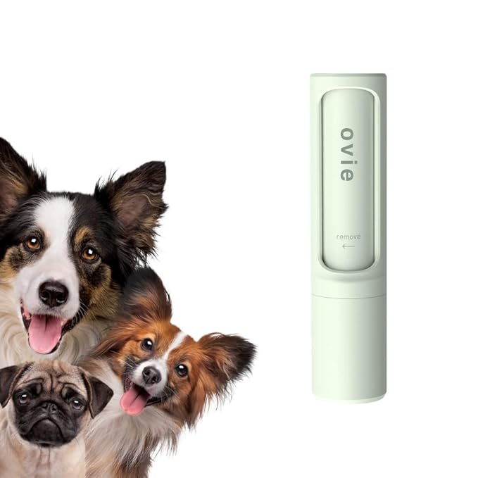 Soothing Dog Brush - Anxiety Relief Grooming Brush - Self Cleaning Calming Slicker Brush for Grooming Pets - Brushes for Long Short Haired Dogs - Deshedding Brush - Portable and Travel Friendly