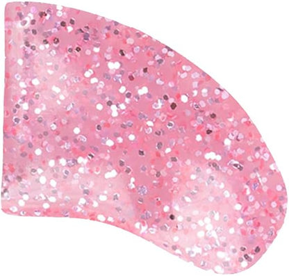 40 Pack Soft Nail Caps for Dog Claws Pink Glitter Jumbo
