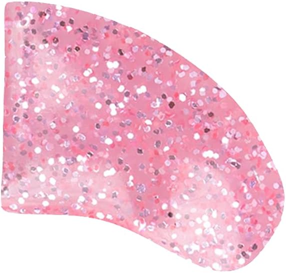 40-Pack Soft Nail Caps for Dogs Claws Pink Glitter XXL