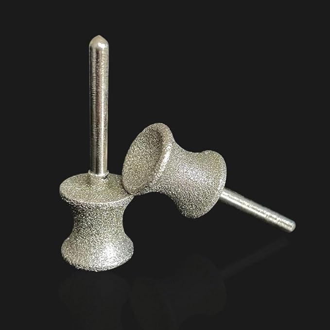 LiveOnce Diamond Dog/Cat Nail Grinder Bits for Rotary Tool Fits Dremel and Many Others for pet, 2 Pieces