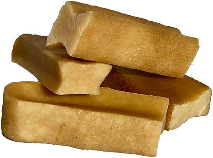EcoKind Premium Gold Yak Cheese Himalayan Dog Chews, Healthy Dog Treats, Yak Chews for Small Dogs, All Natural, Long Lasting Dog Chew for Aggressive Chewers, High Protein Puppy Treat, Small - 4 Chews