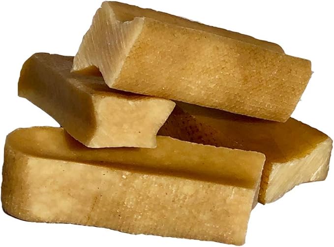 EcoKind Premium Gold Yak Cheese Himalayan Dog Chews, Healthy Dog Treats, Yak Chews for Small Dogs, All Natural, Long Lasting Dog Chew for Aggressive Chewers, High Protein Puppy Treat, Small - 8 Chews