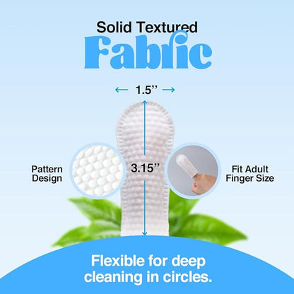 Dog Teeth Cleaning Wipes - No-Rinse Cat Toothbrush, Effective Dog Breath Freshener - Essential for Pet Supplies (90 Count - 1.5 in x 3.15 in)