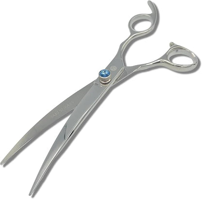 7.5" Saki Shears Dog/Pet Curved Grooming Scissors/Shears - Pet Hair Trimming Scissors - Shiba (7.5 Inch Curved)