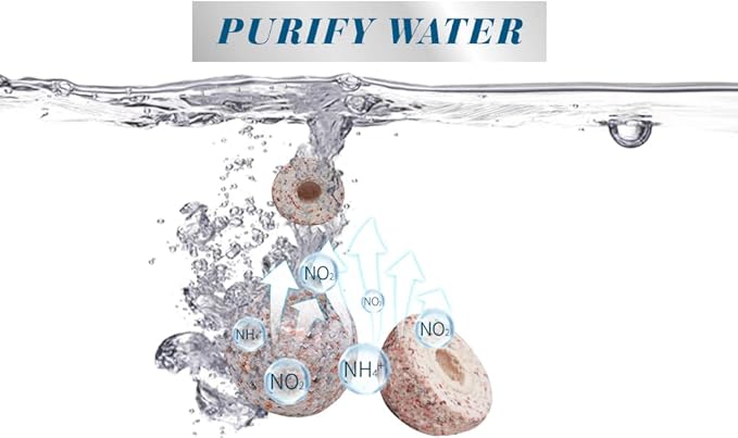 ALEGI 2 lbs Aquarium Ceramic Bio Filter Media Sphere for Freshwater Aquarium and Marine Fish Tank Sump, Canister Filter, Koi Ponds (2 lbs)