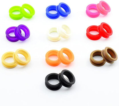 12 Pcs Barber Hairdressing Scissors Pet Scissors Finger Rings Grips Inserts Grooming Shear Thumb Insert for Pet Shears