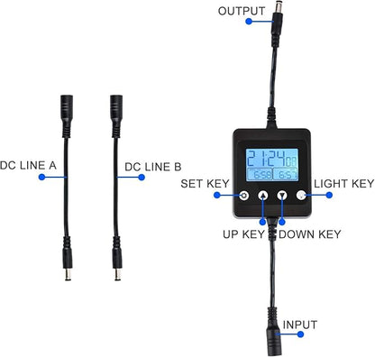 KZKR Aquarium LED Fish Tank Light 16-84 inch Remote Control Hood Lamp for Freshwater Saltwater Marine Full Spectrum Blue and White Decorations Light (Timer/Dimmer)