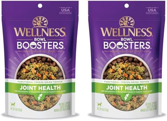Wellness CORE Bowl Boosters Joint Health Dog Food Topper, 4 Ounce Bag (Pack of 2)