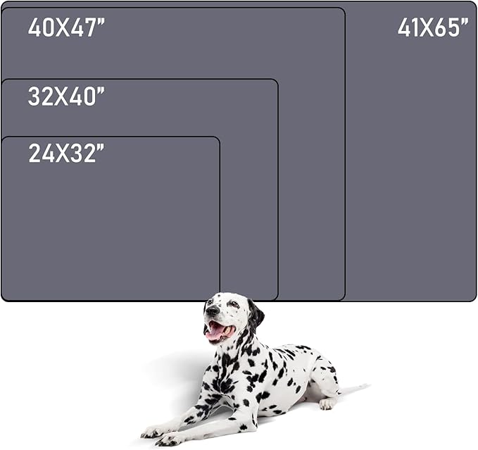 furrybaby Dog Blanket Soft Dog Blankets for Large Dogs Puppy Essentials Washable Fluffy Sherpa Fleece Cat Blanket 32x40 Inches for Bed Furniture Couch Sofa (Double-Layer Medium, Grey)