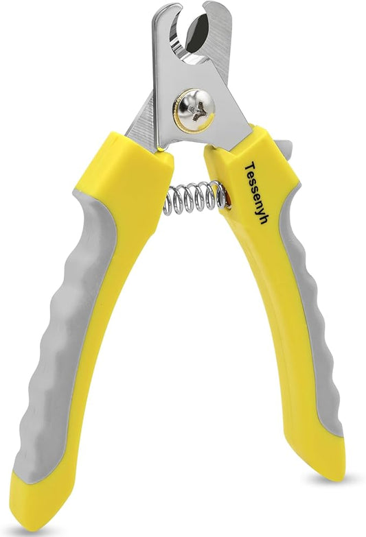 Professional Dog Nail Trimmers, Dog Nail Clippers with Sharp Blade, Safety Lock and Protective Guard for Safe and Effective Grooming