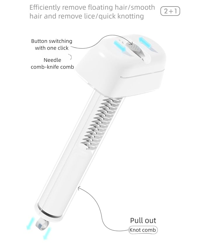 3-in-1 pet comb (3-in-1)