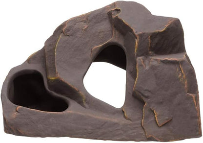 Plecoceramics Aquarium Ceramic Decorations Cave Betta Stone Decor - Aquarium Fish Tank Hideway Decor for breeding Cichlids Plecos Betta Toys Hideout (Grotto)