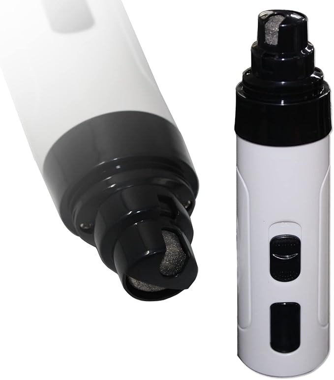 Pet Nail Grinder,Dog Nail Grinder Pet Nail Trimmer Low Noise 2 Speed 3 Ports Rechargeable Cordless Painless Paws Grooming & Smoothing for Small Medium Large Dogs & Cats