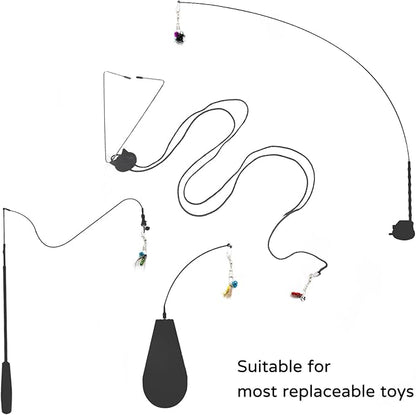 Insect Cat Toy Set with Bells for Cat Teaser, Ultra-Realistic Bug Toy Refills for Wand Toys, Interactive Toys Ideal for Kitten Enrichment Exercise & Mental Stimulation (5 PCS)