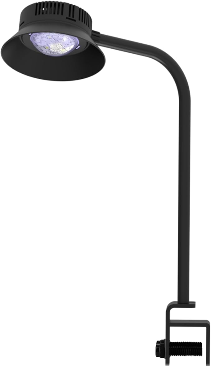 N30 Aquarium Reef Light, 30 Watts Dimmable Timing Full Spectrum for Marine Fish Tank Saltwater Nano Tank Reef Light for Coral