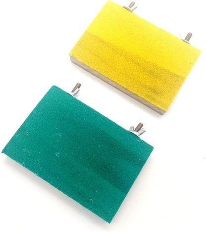 Litewoo Bird Perch Grinding Stand for Bird Parrot Budgie Parakeet Cockatiel Conure Lovebird Finch（3.5" x 5.1"）