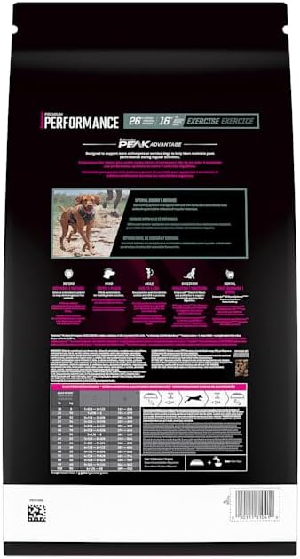 Eukanuba Premium Performance 26/16 Exercise Adult Dry Dog Food, 4.5 lb. Bag