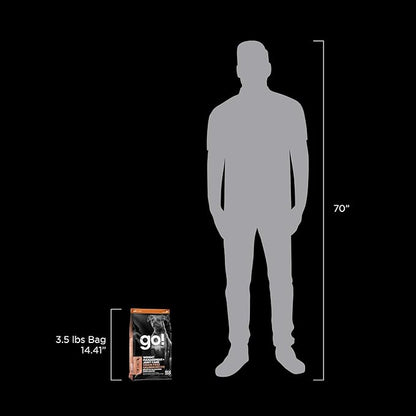 Go! Solutions Weight Management + Joint Care, Grain-Free Dry Dog Food, Salmon Adult and Senior Recipe, 22 lb Bag