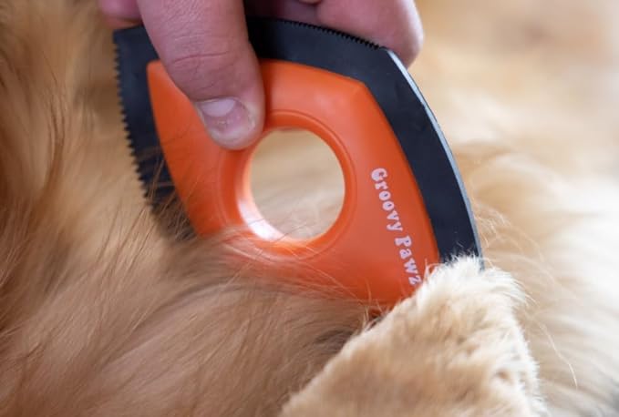 Ultimate Pet Hair Removal Kit | Car Pet Hair Removal | 18 Pet Hair Attracting Washer/Dryer Balls | Reusable Static Hair Brush | Dog Brush/Edge Cleaner | Safe and Gentle | GROOVY PAWZ