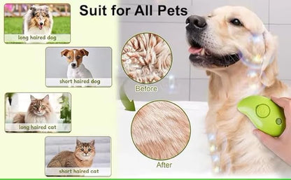 2024 3-in-1 Pet Grooming Tool: Detangling Brush for Massage and Hair Removal, Versatile for Cats and Dogs